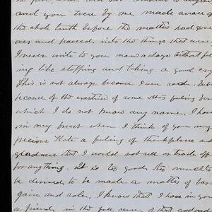 a page of handwritten text