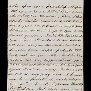 a page of handwritten text