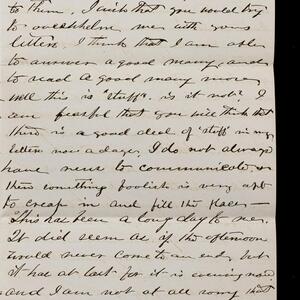 a page of handwritten text
