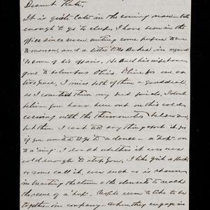 a page of handwritten text