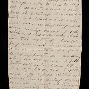 a page of handwritten text