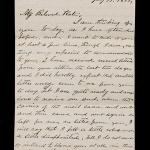 a page of handwritten text