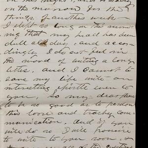 a page of handwritten text