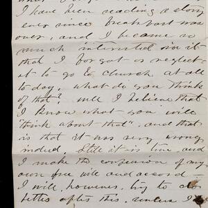 a page of handwritten text