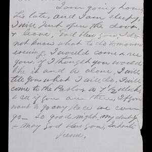 a page of handwritten text
