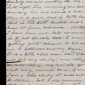 a page of handwritten text