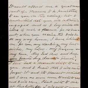 a page of handwritten text