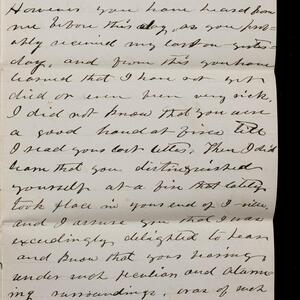 a page of handwritten text