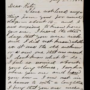 a page of handwritten text