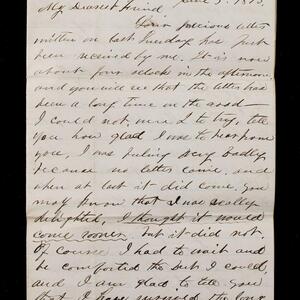 a page of handwritten text