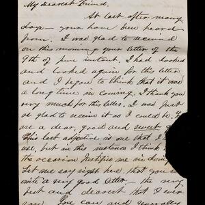 a page of handwritten text