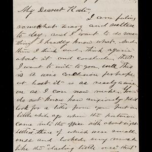 a page of handwritten text