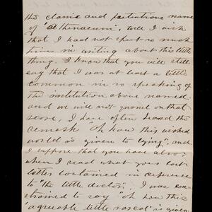 a page of handwritten text