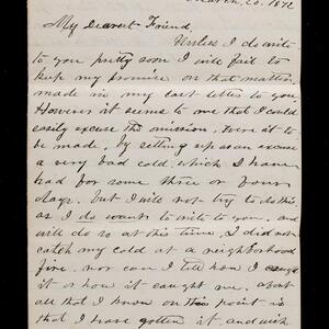 a page of handwritten text