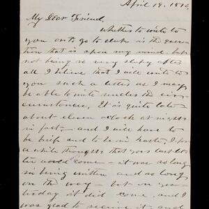 a page of handwritten text