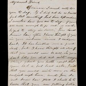 a page of handwritten text
