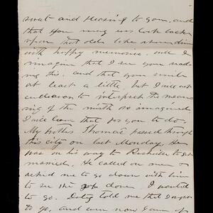 a page of handwritten text