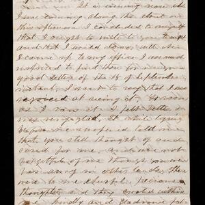 a page of handwritten text
