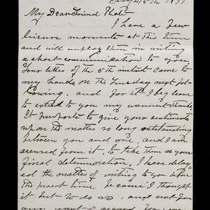 a page of handwritten text