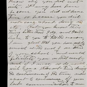a page of handwritten text
