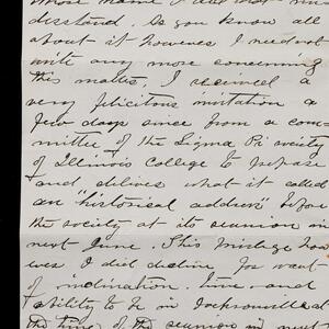 a page of handwritten text