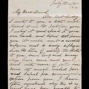 a page of handwritten text