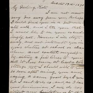 a page of handwritten text