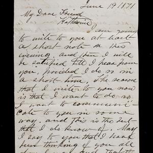 a page of handwritten text