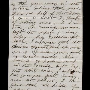 a page of handwritten text