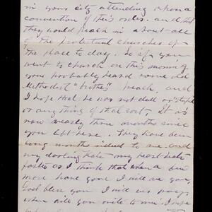 a page of handwritten text