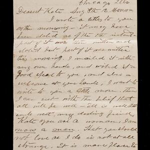 a page of handwritten text