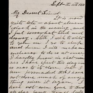 a page of handwritten text