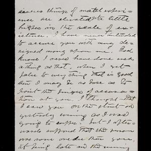 a page of handwritten text