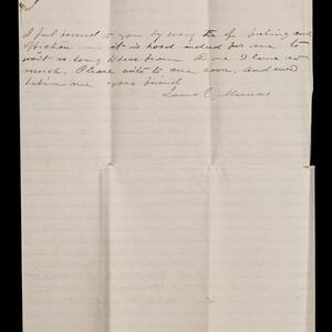 a page of handwritten text