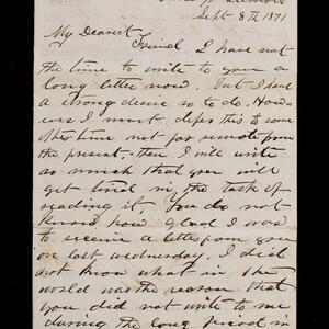 a page of handwritten text