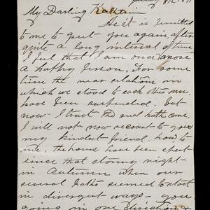 a page of handwritten text