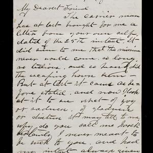 a page of handwritten text