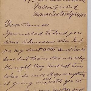 a page of handwritten text