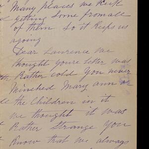a page of handwritten text