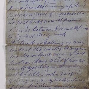 a page of handwritten text