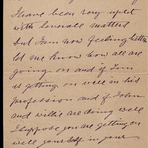 a page of handwritten text