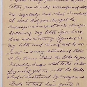 a page of handwritten text