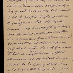 a page of handwritten text