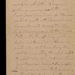 a page of handwritten text