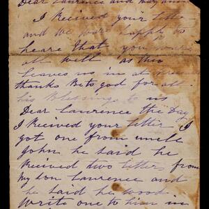 a page of handwritten text