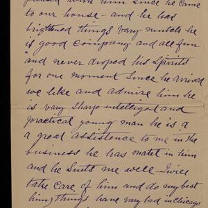 a page of handwritten text