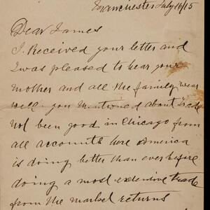 a page of handwritten text