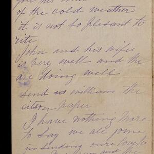 a page of handwritten text