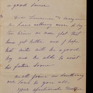 a page of handwritten text