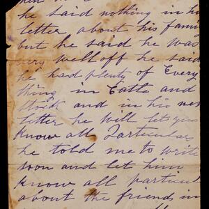 a page of handwritten text